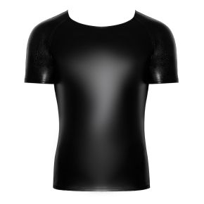 Snake Faux Leather T-Shirt H070