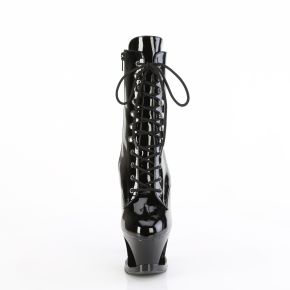 Platform Ankle Boots MOON-1020SK - Patent Black