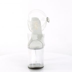 Extreme Platform Heels NAUGHTY-808 - Clear