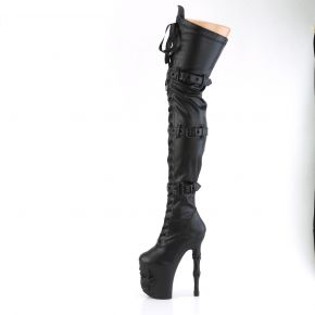 Extrem Heels RAPTURE-3028 - Faux Leather Black