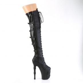 Extrem Heels RAPTURE-3045 - Faux Leather Black