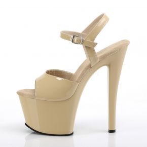 Platform High Heels SKY-309 - Patent Cream