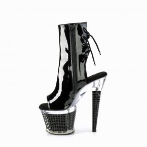 Platform Ankle Boots SPECTATOR-1018 - Patent Black