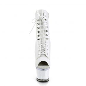 Platform Ankle Boots SPECTATOR-1021 - Patent White