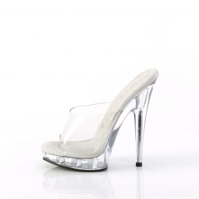 High Heels Slide SULTRY-601 - Clear